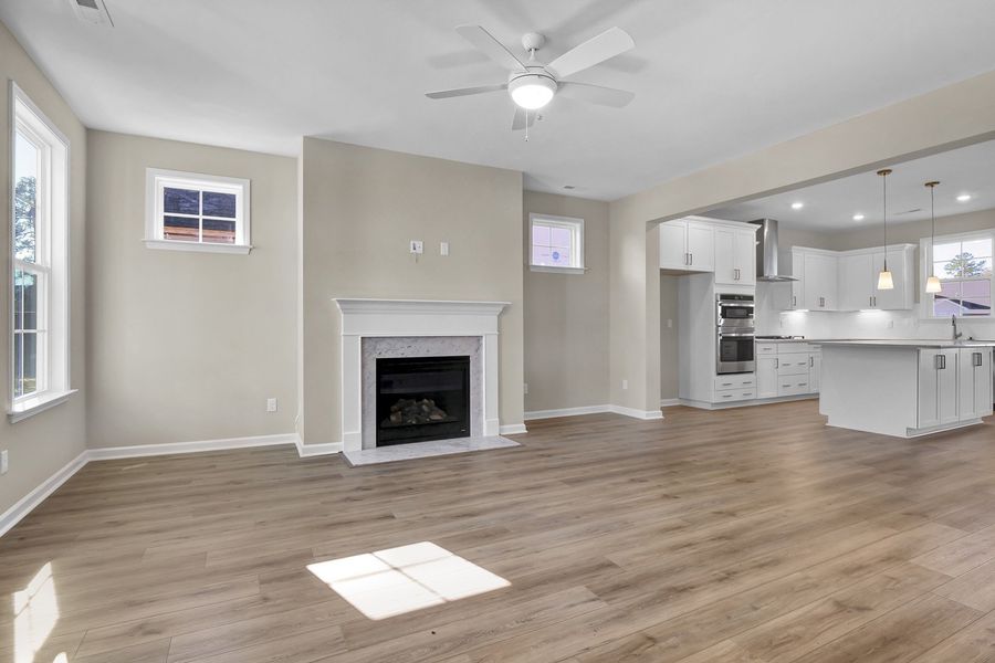 Spacious, unfurnished interior of a new home in Grand Park, Leland (Image 13).