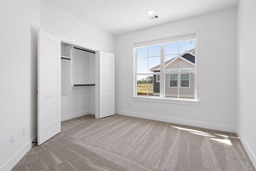 Representative unfurnished interior of a home built from the Dillon – Courtyard Collection by Chesmar Homes in Jordan Ranch, Pattison (Image 14). Representative unfurnished interior of a home built from the Dillon – Courtyard Collection by Chesmar Homes in Jordan Ranch, Pattison (Image 14).