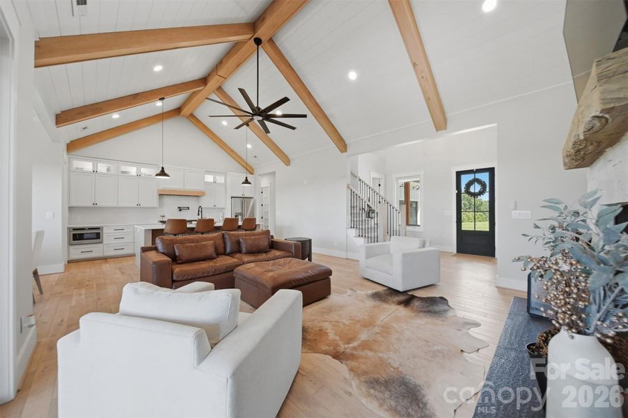Furnished interior view inside a new home in , Hickory (Image 37).