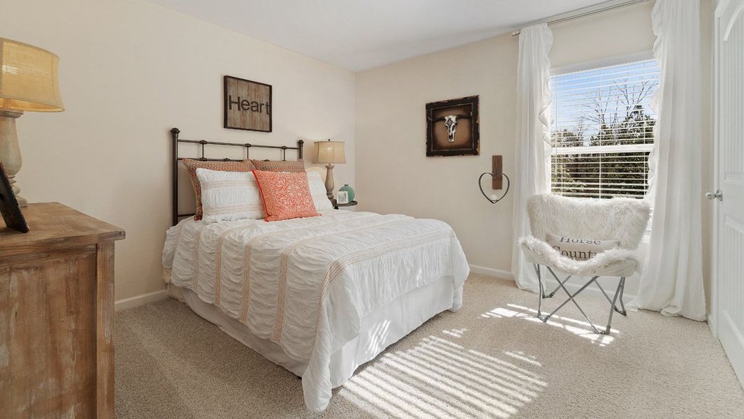 Representative furnished interior of a home built from the GALEN by D.R. Horton in Hamptons at Riverwood South, Dallas (Image 22).