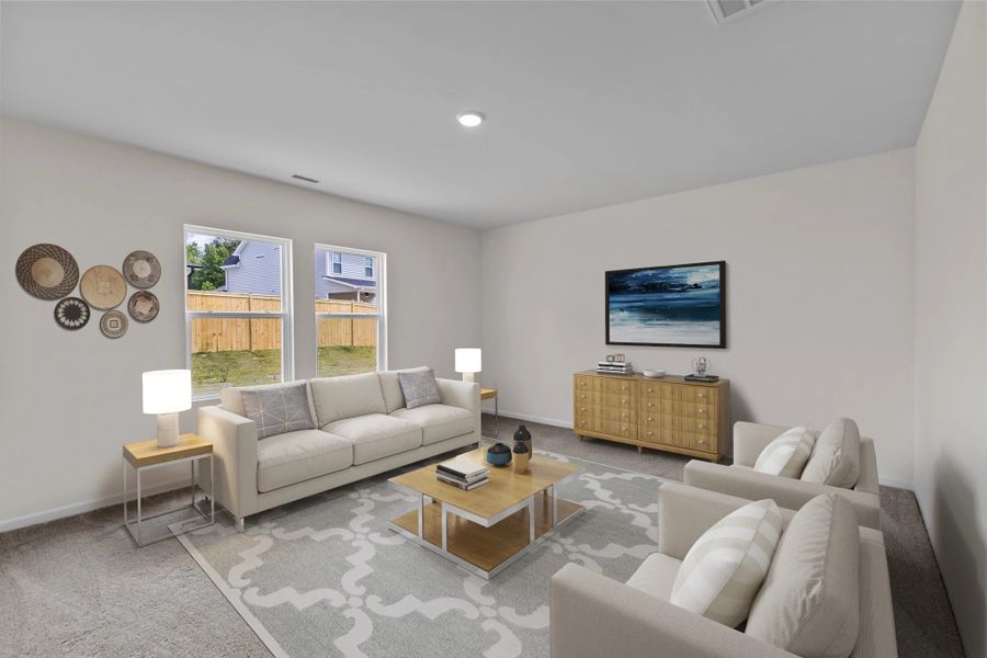 Representative furnished interior of a home built from the Radiance by Starlight Homes in Green Hill, Louisburg (Image 7).