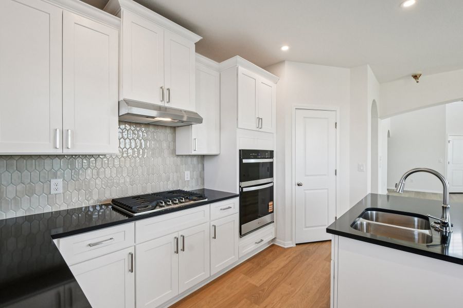 Furnished interior view inside a new home in Porter Country, Buda (Image 6). Furnished interior view inside a new home in Porter Country, Buda (Image 6).