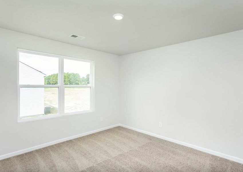 Each bedroom has a closet.