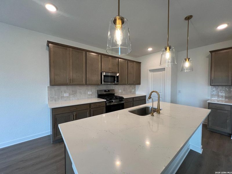Furnished interior view inside a new home in Nopal Valley, San Antonio (Image 8).
