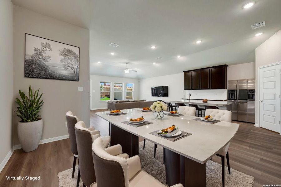 Furnished interior view inside a new home in Mesquite Ridge, San Antonio (Image 14).