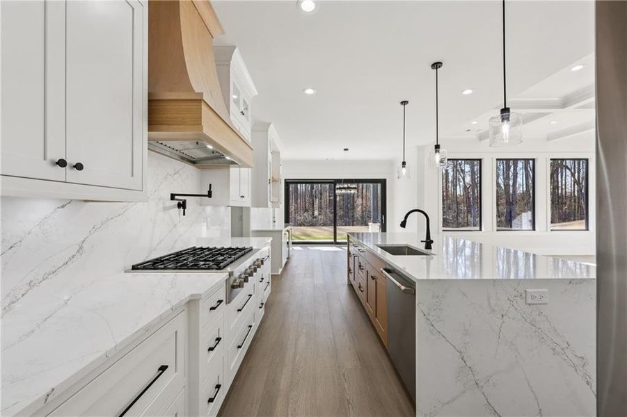 Furnished interior view inside a new home in , Auburn (Image 14).