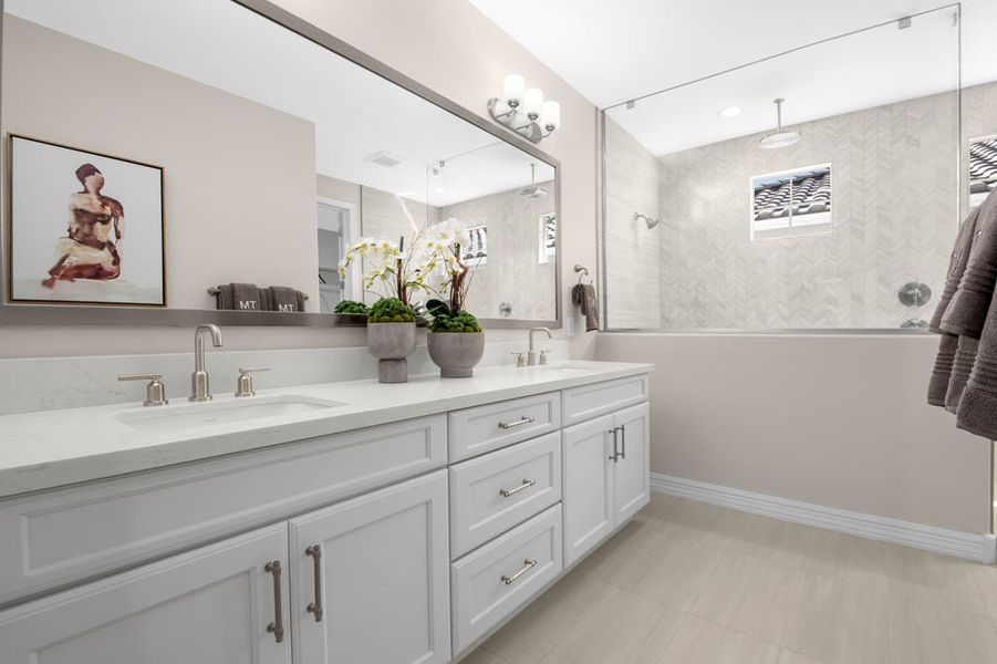 Furnished interior in a model home at Combs Ranch Journey Collection in San Tan Valley (Image 5). Furnished interior in a model home at Combs Ranch Journey Collection in San Tan Valley (Image 5).