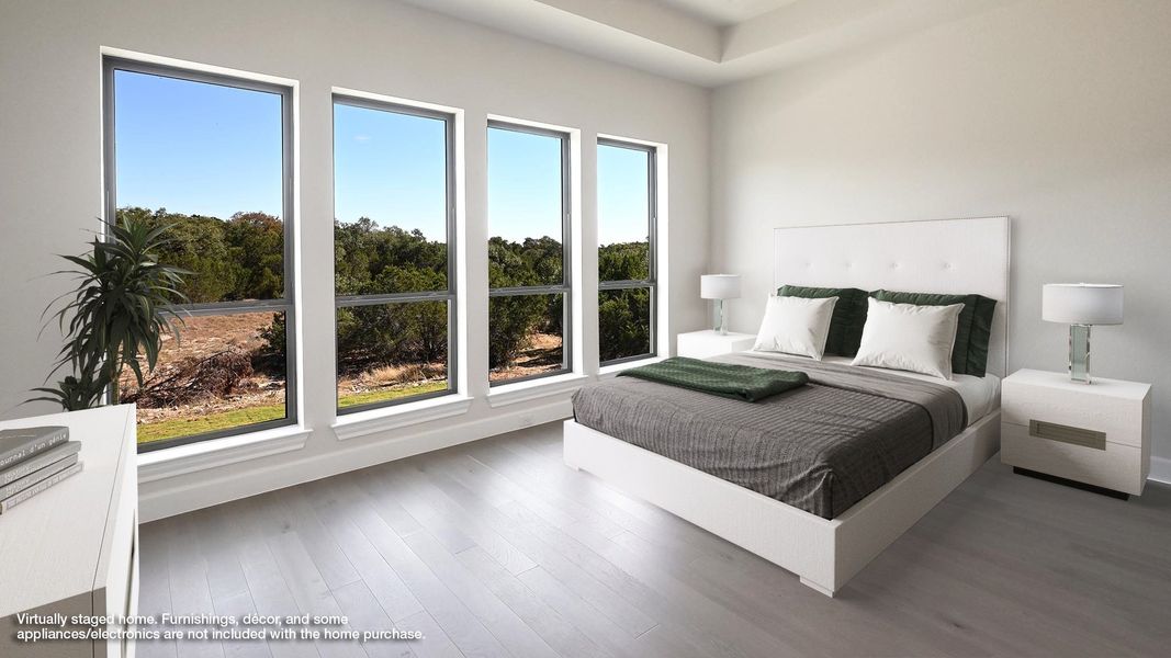 Furnished interior view inside a new home in The Preserve At Elm Creek 1 Acre, New Braunfels (Image 6).