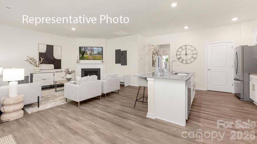 Furnished interior view inside a new home in The Hamptons at Hickory, Hickory (Image 12).