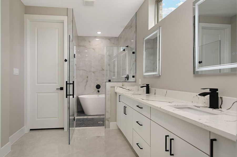 Furnished interior view inside a new home in , Spring (Image 9).