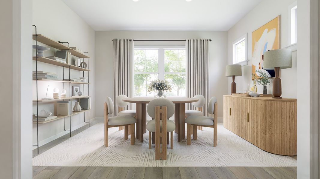 Furnished interior view inside a new home in Silverstone, Knightdale (Image 11).