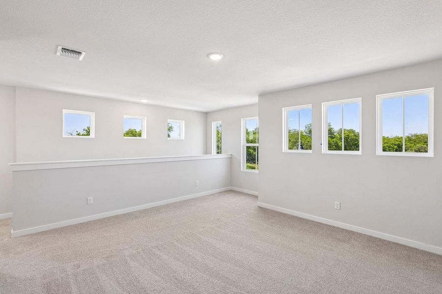 Spacious, unfurnished interior of a new home in Avery Centre, Round Rock (Image 20). Spacious, unfurnished interior of a new home in Avery Centre, Round Rock (Image 20).