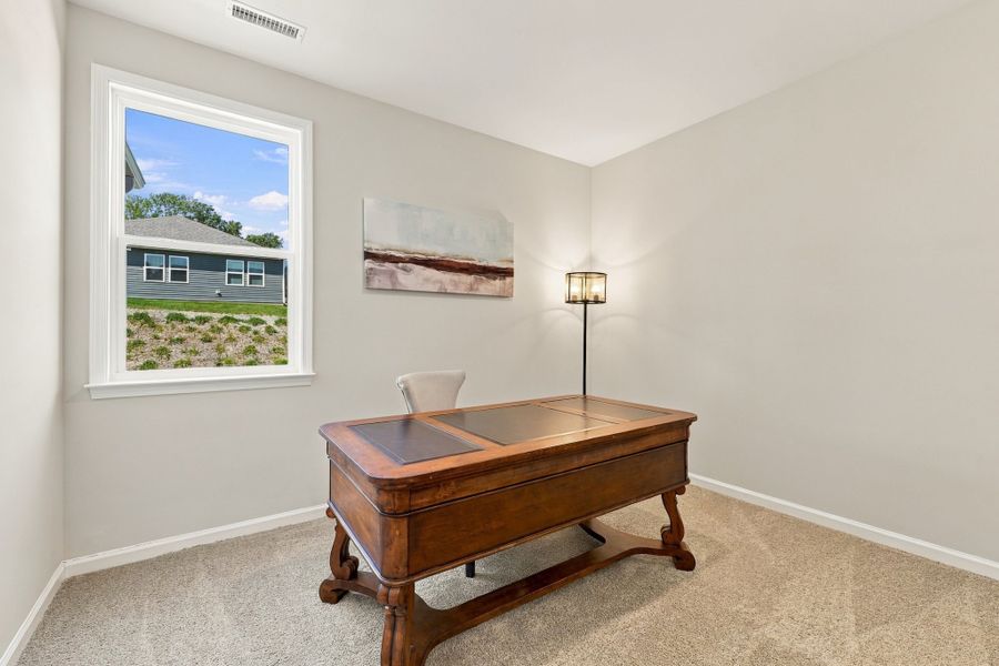 Furnished interior view inside a new home in Neill's Pointe, Angier (Image 26). Furnished interior view inside a new home in Neill's Pointe, Angier (Image 26).