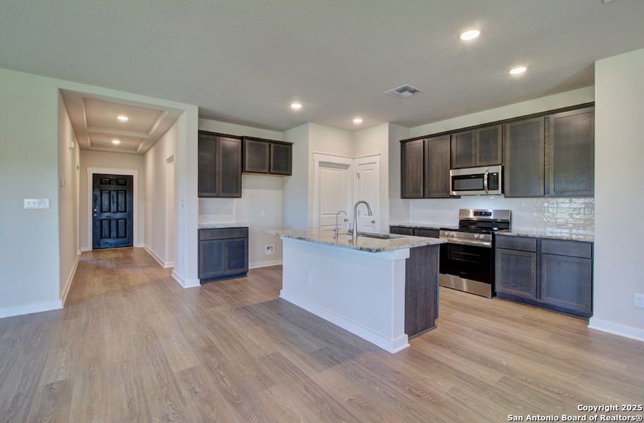 Furnished interior view inside a new home in Cloud Country, New Braunfels (Image 10).