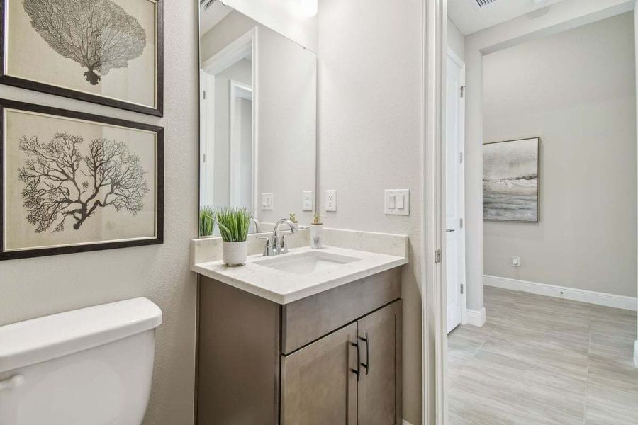 Representative furnished interior of a home built from the 50' Sweetwater by William Ryan Homes in Tamarack at Two Rivers, Zephyrhills (Image 10).