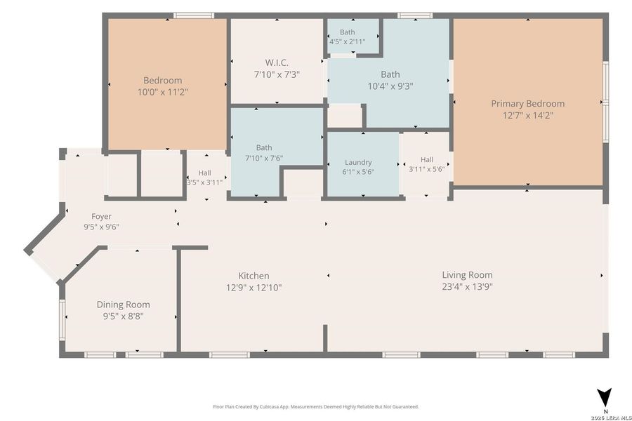 2D floor plan layout of this home in , New Braunfels, TX (Image 5).