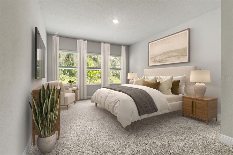 Furnished interior view inside a new home in , Parrish (Image 11).