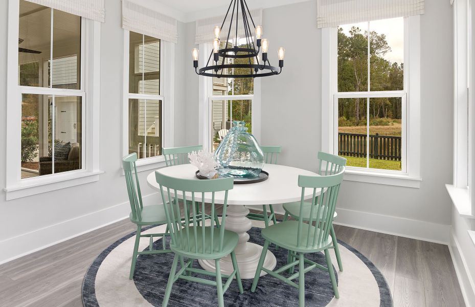 Representative furnished interior of a home built from the Primrose by Pulte Homes in Long Savanna, Charleston (Image 11).
