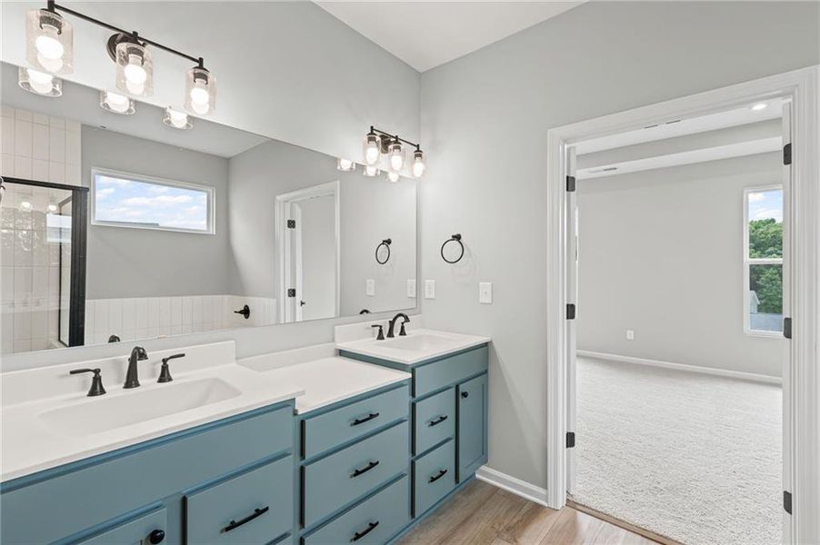 Furnished interior view inside a new home in The Reserve At Liberty Park, Braselton (Image 4). Furnished interior view inside a new home in The Reserve At Liberty Park, Braselton (Image 4).