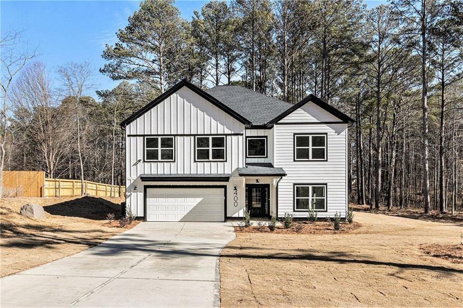 Front exterior of a new home in , Oxford, GA, highlighting curb appeal (Image 20). Front exterior of a new home in , Oxford, GA, highlighting curb appeal (Image 20).