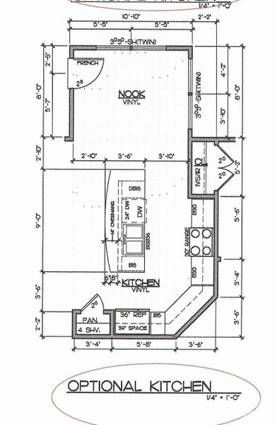 Optional Kitchen with Island Optional Kitchen with Island