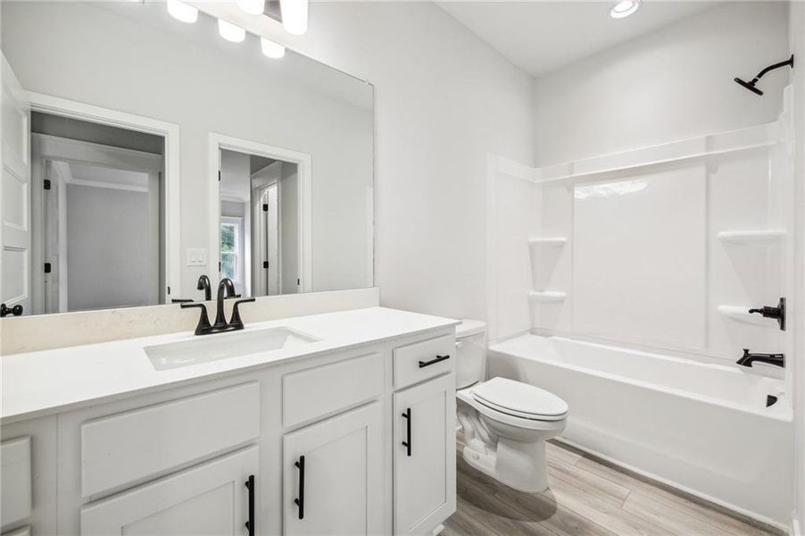 Furnished interior view inside a new home in Rosewood Lake Estates, Hoschton (Image 14).