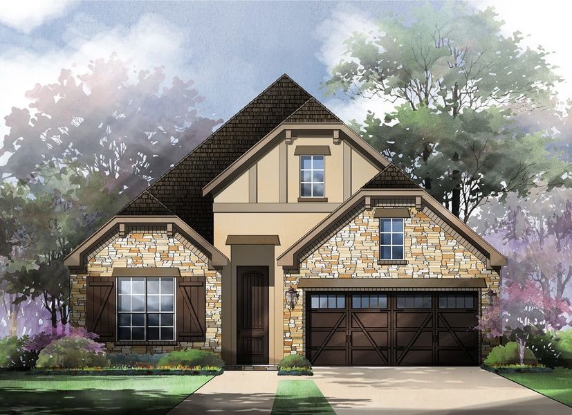 Roma Floor Plan Elevation B Ranches at Creekside, Boerne | Sitterle Homes Roma Floor Plan Elevation B Ranches at Creekside, Boerne | Sitterle Homes