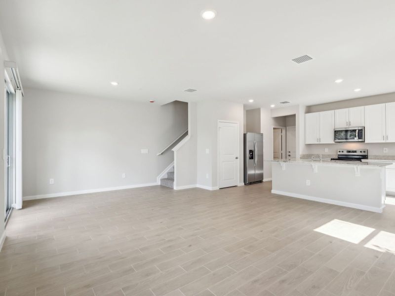 Great Room in the Sandpiper End floorplan