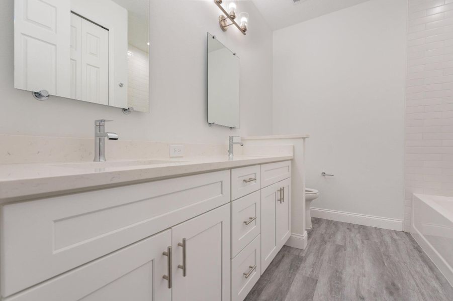 Furnished interior view inside a new home in , Palm Bay (Image 15). Furnished interior view inside a new home in , Palm Bay (Image 15).