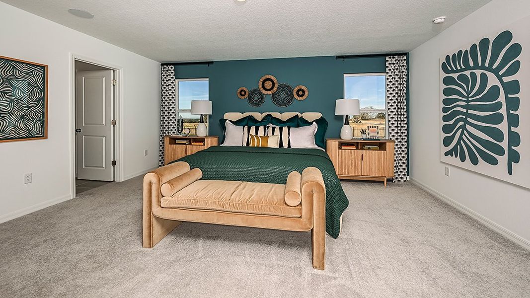 Furnished interior view inside a new home in Waterstone, Groveland (Image 16).