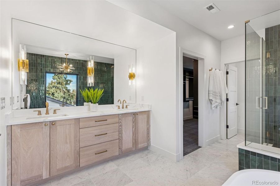 Furnished interior view inside a new home in , Denver (Image 31).