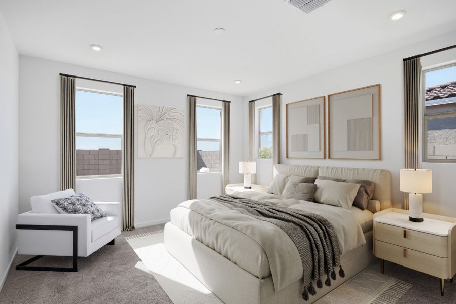 Furnished interior view inside a new home in Montana Vista - Summit, Buckeye (Image 8).