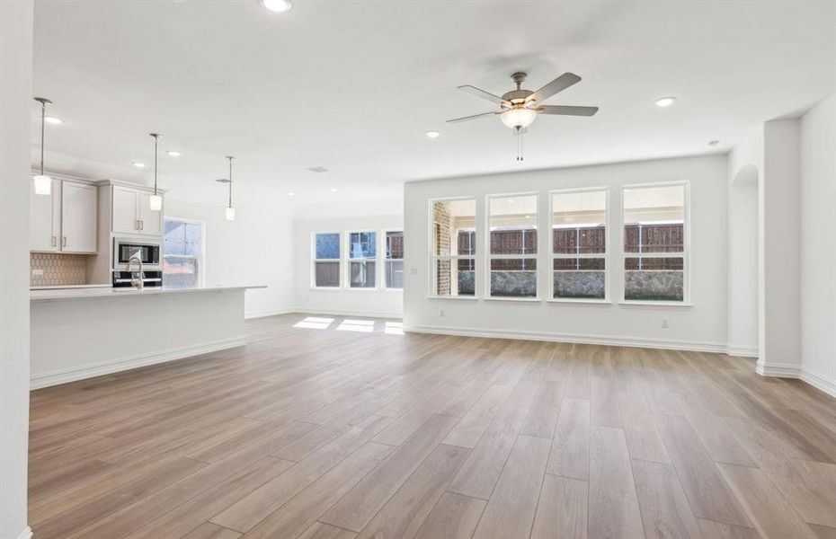 Airy gathering room *real home pictured