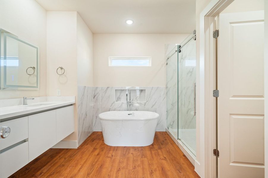 Furnished interior view inside a new home in Metro Village, Houston (Image 6).