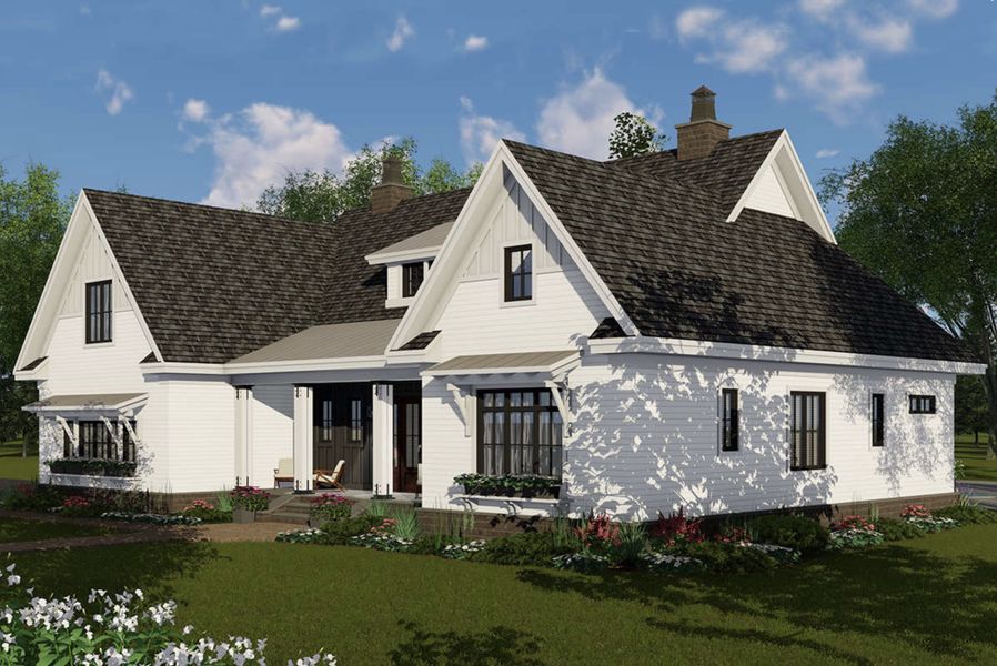 Representative exterior photo of a completed home built from the Milton by Zeal Home Builders in Patti Lynn Hills, Paradise, TX (Image 21).