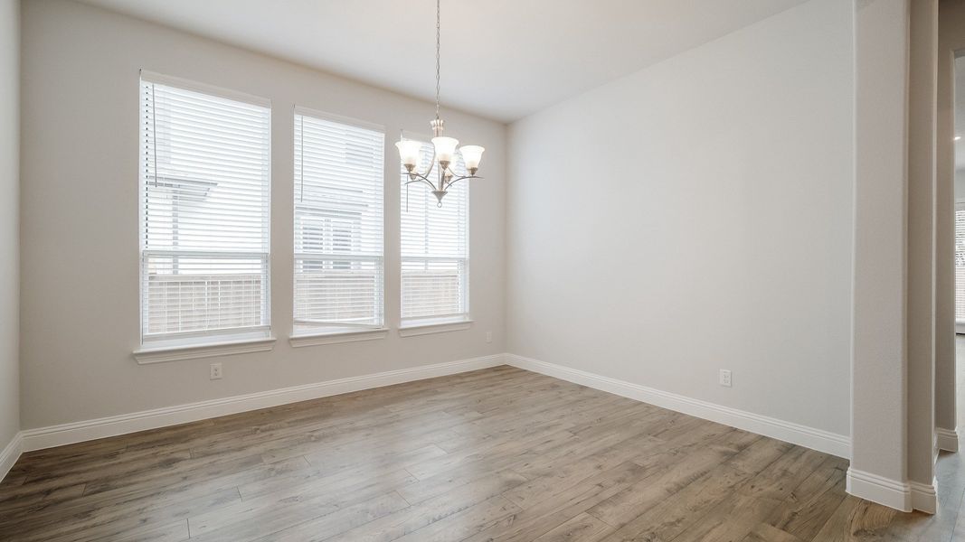 Representative furnished interior of a home built from the Cornell by DRB Homes in Brookewater, Rosenberg (Image 6).