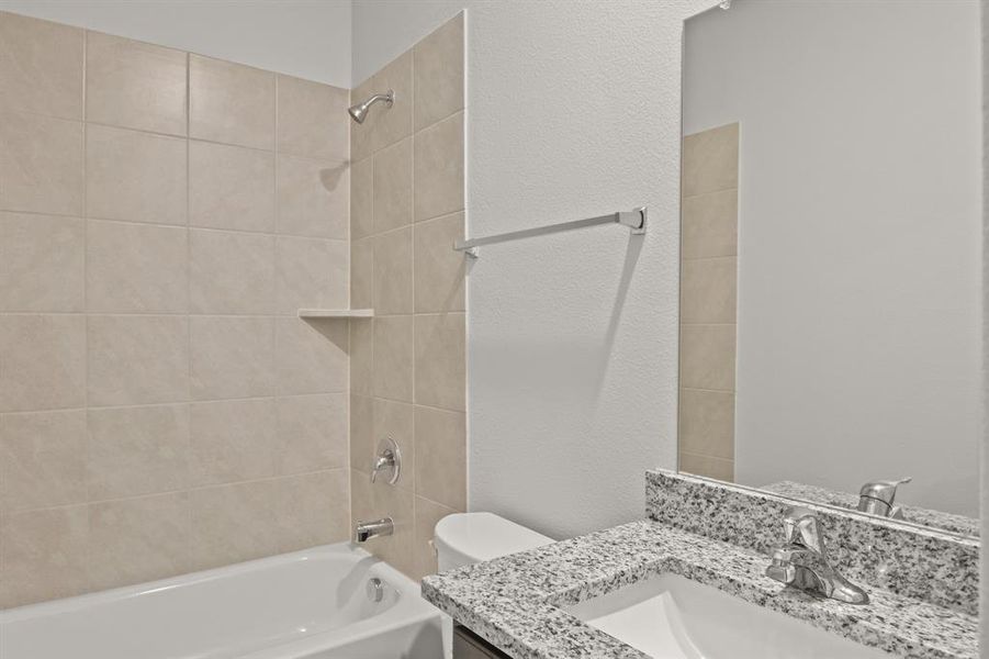 Furnished interior view inside a new home in Sycamore Landing, Fort Worth (Image 5). Furnished interior view inside a new home in Sycamore Landing, Fort Worth (Image 5).