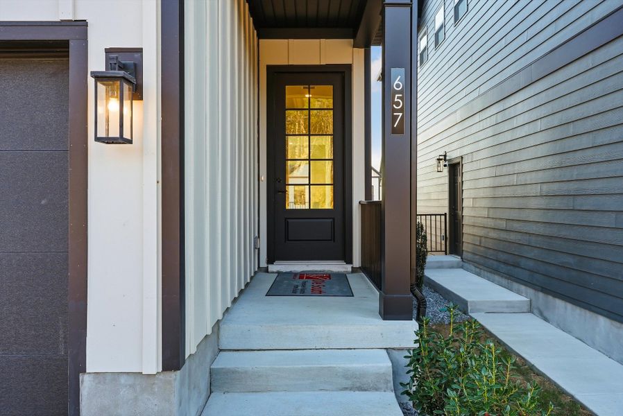 Exterior details and patio area of a home in Ridgecrest at Whites Creek, Whites Creek (Image 3).