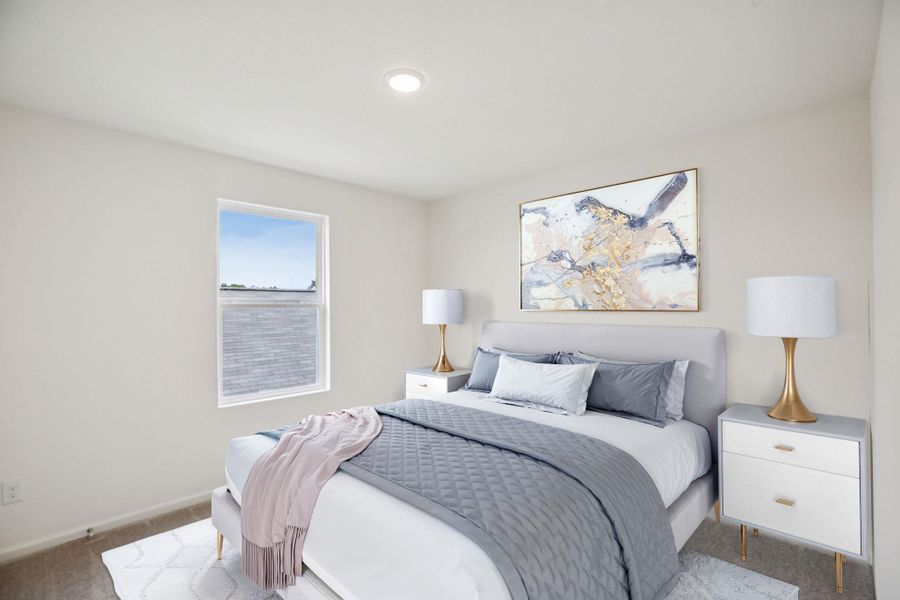 Furnished interior view inside a new home in Sunset Oaks, Maxwell (Image 13).