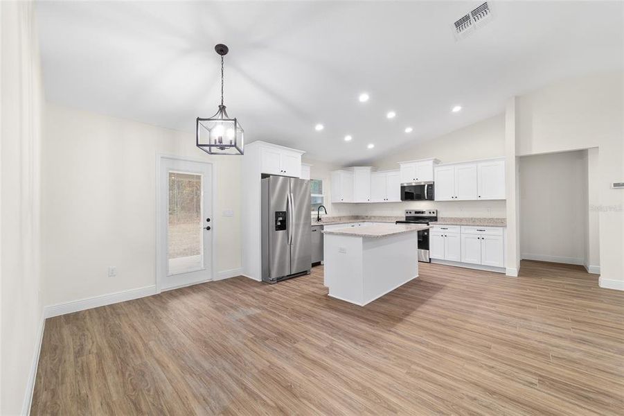 Furnished interior view inside a new home in , Dunnellon (Image 4).