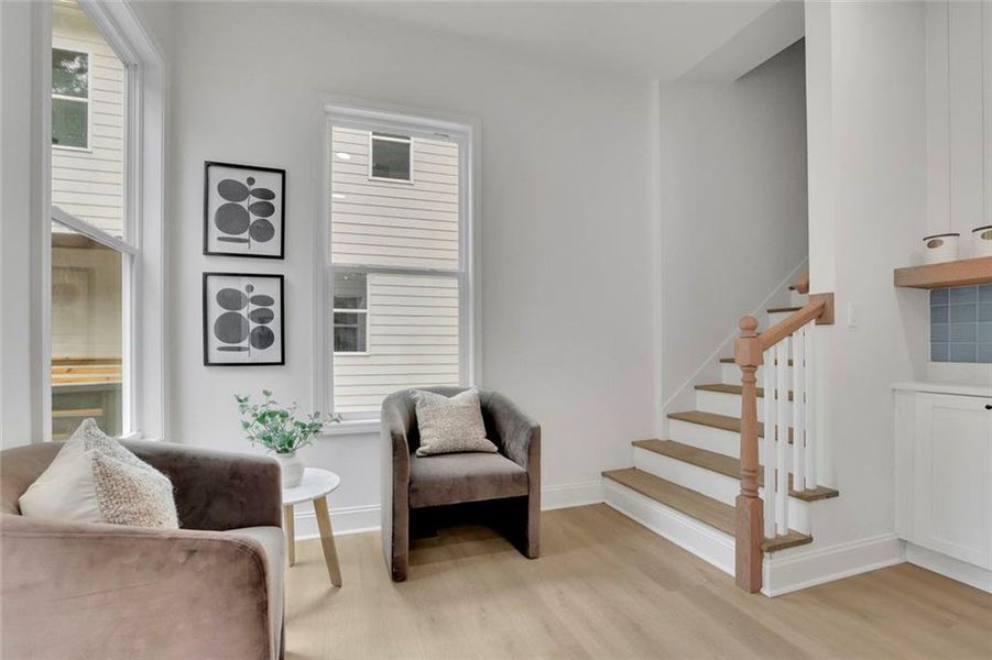 Furnished interior view inside a new home in , Atlanta (Image 47).