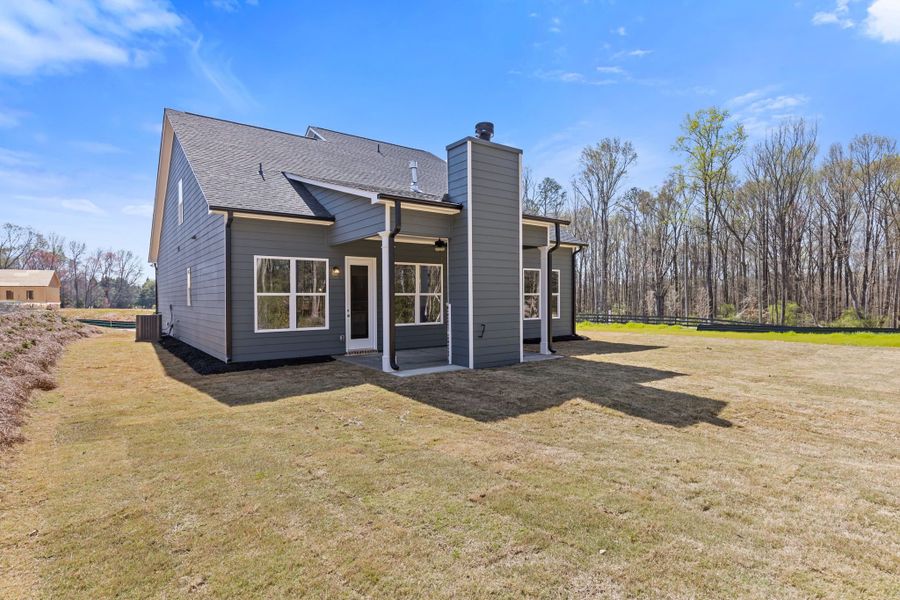 Representative exterior photo of a completed home built from the Danbury by Crawford Creek Communities in Red Bird Manor, Jefferson, GA (Image 28).