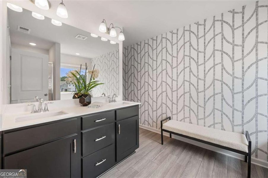 Furnished interior view inside a new home in Walden Park – The Collection, Jonesboro (Image 5).
