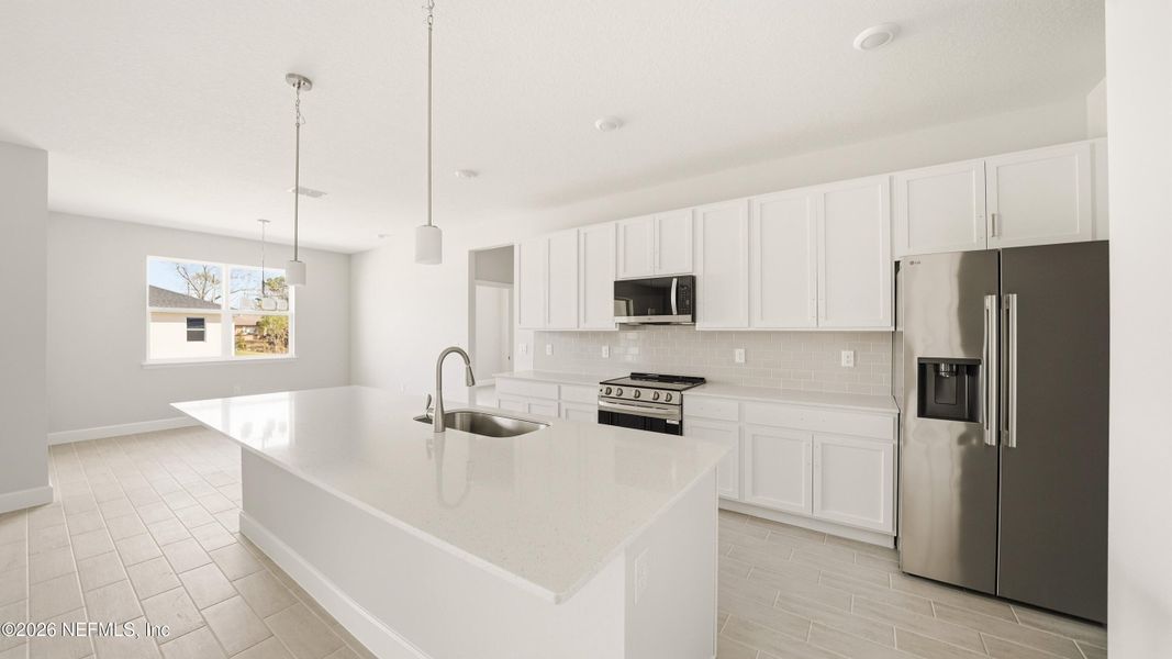 Furnished interior view inside a new home in , Palm Coast (Image 12).