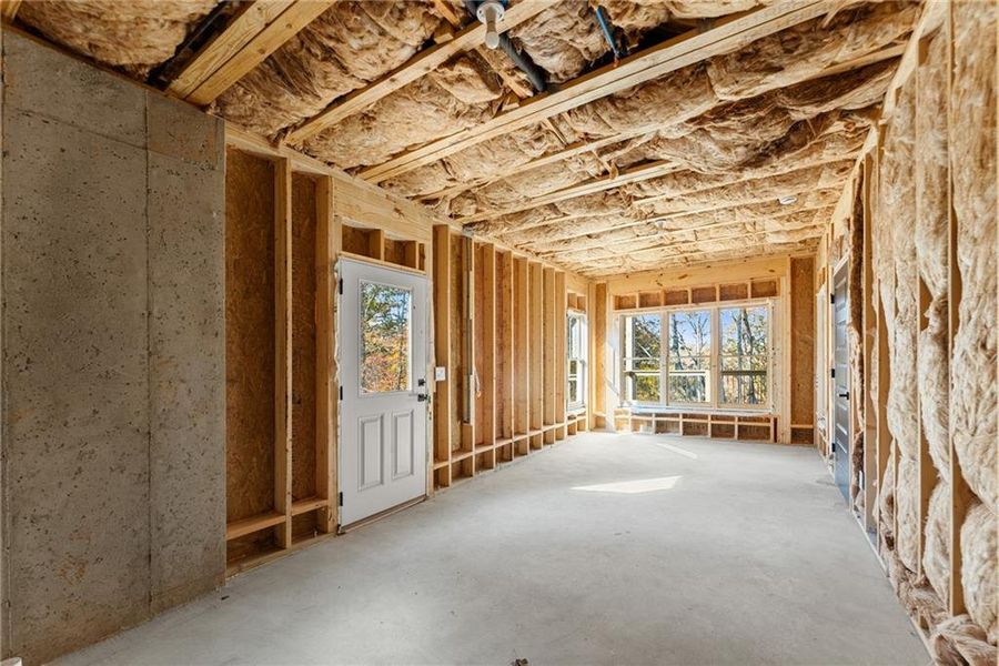 In-progress construction of a new home in , Dahlonega, GA (Image 64).