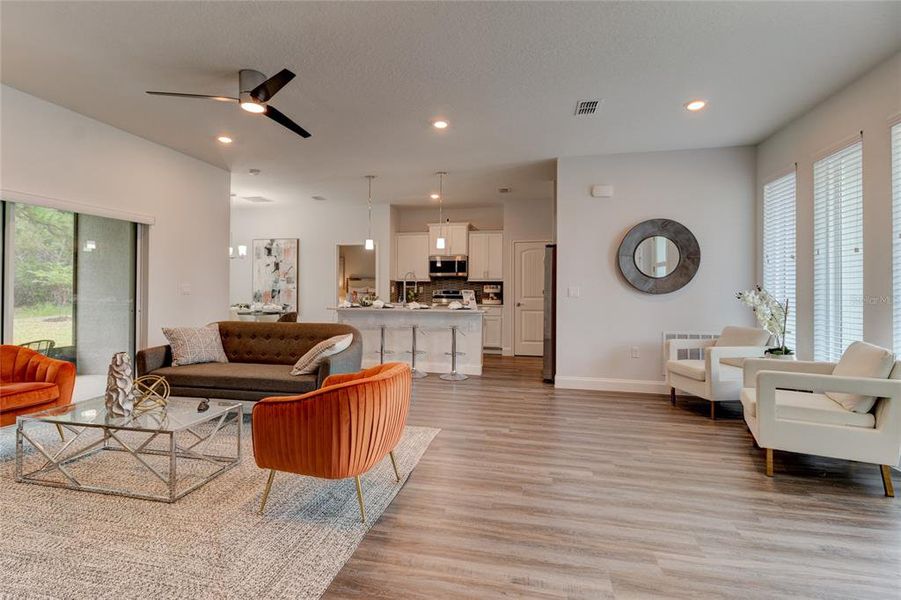 Furnished interior view inside a new home in , Palm Coast (Image 4). Furnished interior view inside a new home in , Palm Coast (Image 4).