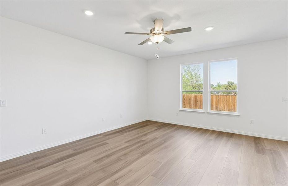 Spacious gathering room with large windows Spacious gathering room with large windows