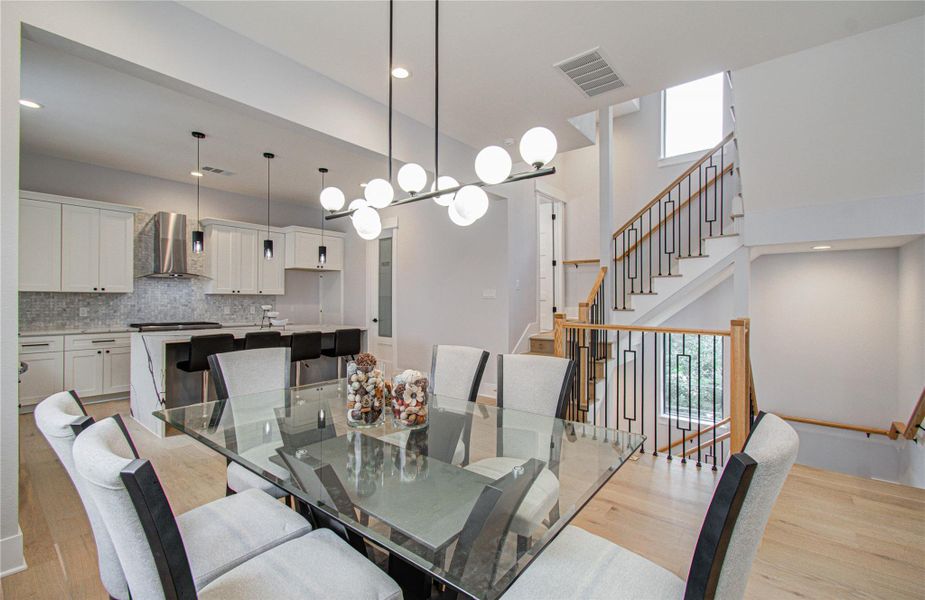 Furnished interior view inside a new home in , Houston (Image 7).