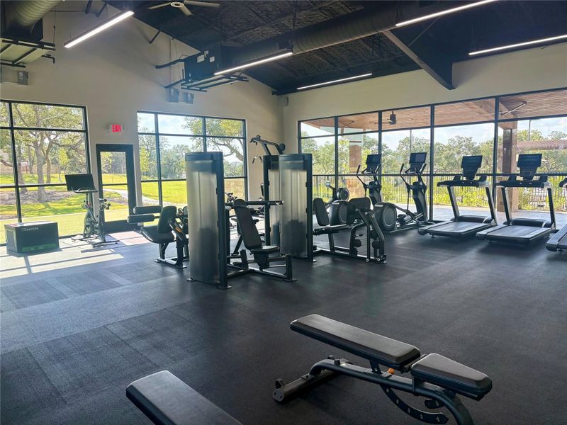 Well equip gym with Peloton bikes, TRX etc Well equip gym with Peloton bikes, TRX etc