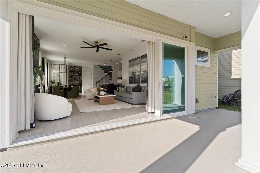 Exterior details and patio area of a home in , St. Johns (Image 32).